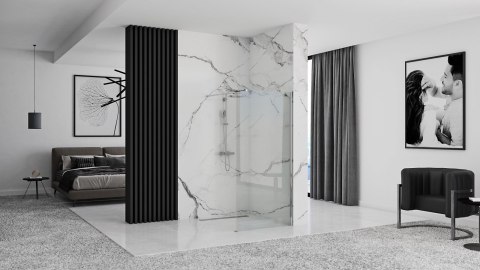 Shower Wall Aero Chrome "N" 110