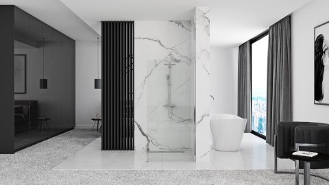 Shower Wall Aero Chrome "N" 110