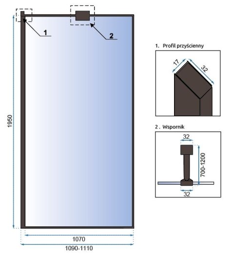 Shower Wall Bler 100