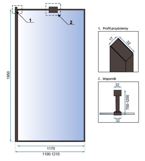 Shower Wall Bler 100