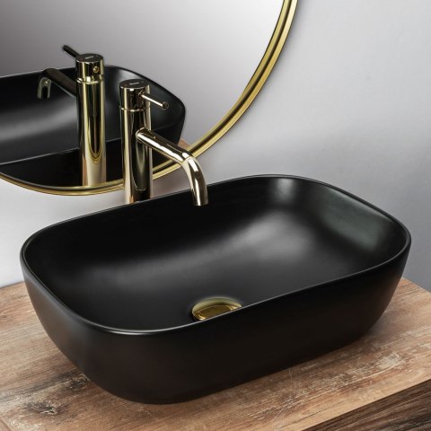 Countertop Basin Rea Belinda Black Matt Countertop Basin Rea Belinda Black Matt