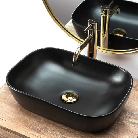 Countertop Basin Rea Belinda Black Matt Countertop Basin Rea Belinda Black Matt