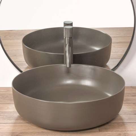 Countertop Basin Rea Elma Grey Matt Countertop Basin Rea Elma Grey Matt