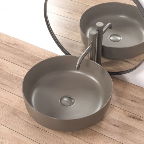 Countertop Basin Rea Elma Grey Matt Countertop Basin Rea Elma Grey Matt