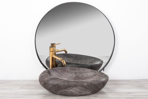 Countertop Basin Rea Roxy A Stone Dark Grey Countertop Basin Rea Roxy A Stone Dark Grey