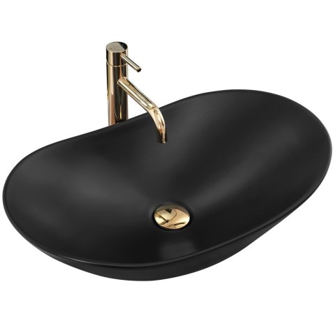 Countertop Basin Rea Royal Black Matt Countertop Basin Rea Royal Black Matt