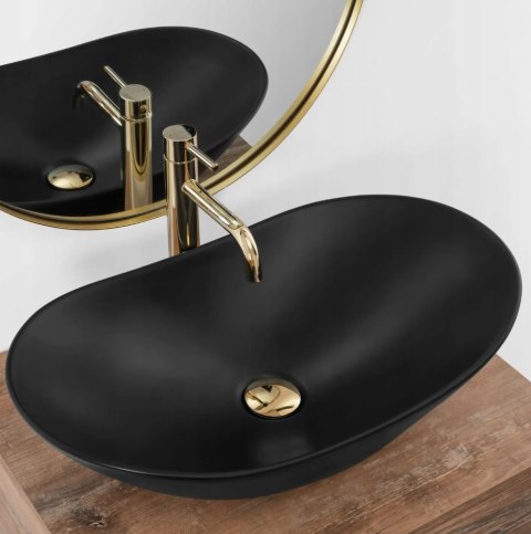 Countertop Basin Rea Royal Black Matt Countertop Basin Rea Royal Black Matt