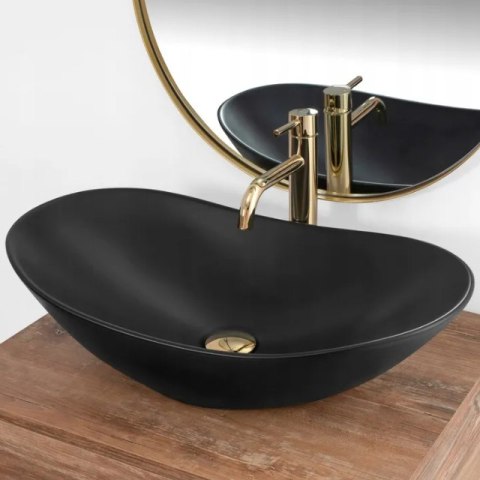 Countertop Basin Rea Royal Black Matt Countertop Basin Rea Royal Black Matt