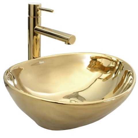 Countertop Basin Rea Sofia Gold Countertop Basin Rea Sofia Gold