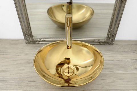 Countertop Basin Rea Sofia Gold Countertop Basin Rea Sofia Gold