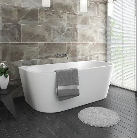 Bath Olimpia 170 Back-to-Wall