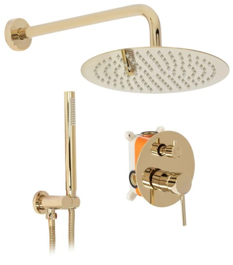 Concealed Shower Set REA LUNGO Gold + BOX