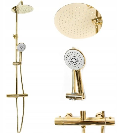 Thermostatic Shower Set REA VINCENT Gold