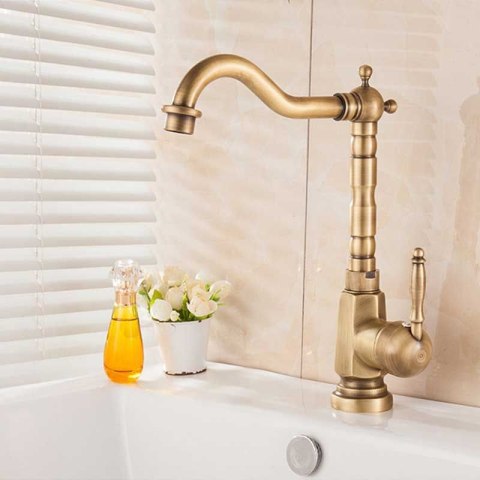 Basin Tap Bona Gold Distressed High Basin Tap Bona Gold Distressed High