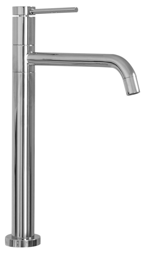 Basin Tap Lugano Chrome High