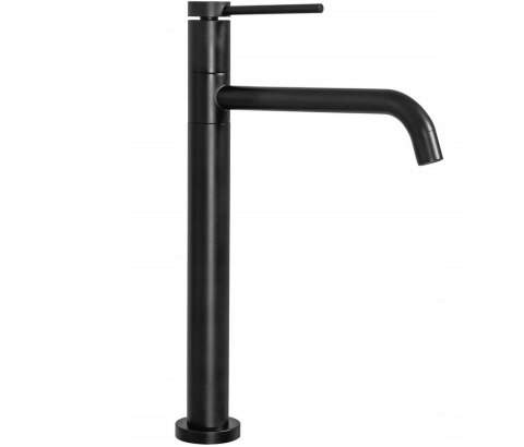 Basin Tap Lugano Black High Basin Tap Lugano Black High