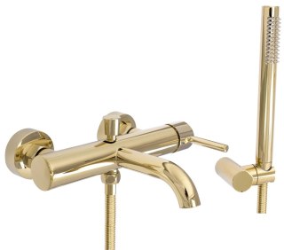 Bath Tap Lungo Gold