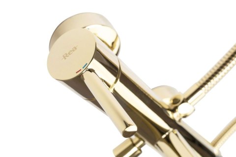 Bath Tap Lungo Gold
