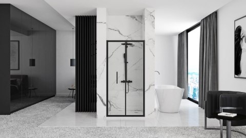 Shower Door Rapid Fold Black 80 Shower Door Rapid Fold Black 80