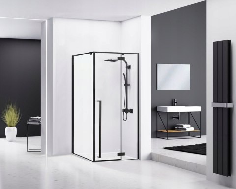 Shower Enclosure Fargo Black 90x120