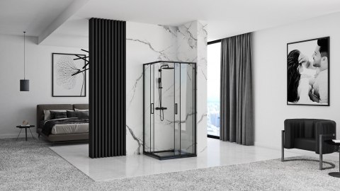 Shower Enclosure Punto Black 90x90
