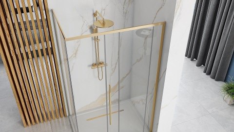 Shower Enclosure Solar Gold 90x120