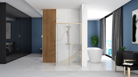 Shower Enclosure Solar Gold 90x120