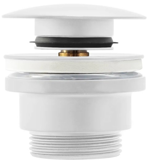 Washbasin Click-Clack Drain Plug Universal White