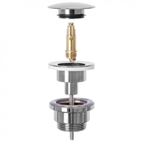 UNIVERSAL CLICK-CLACK DRAIN PLUG CHROME UNIVERSAL CLICK-CLACK DRAIN PLUG CHROME