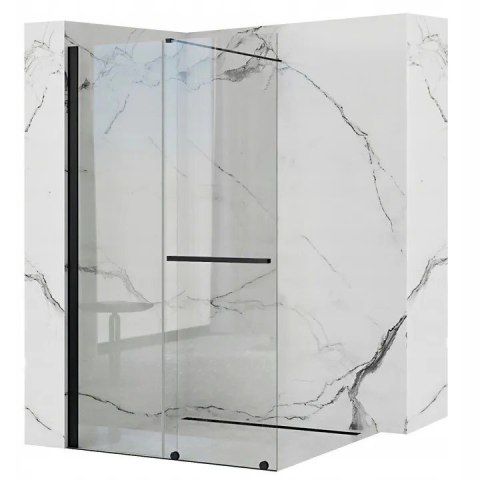 Shower Wall Cortis Black 120
