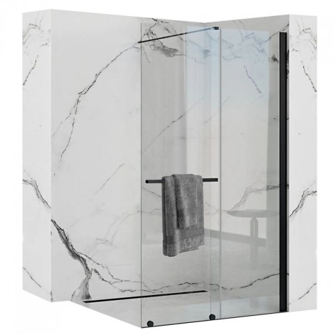 Shower Wall Cortis Black 120