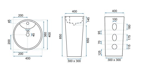 Freestanding Basin Rea Blanka