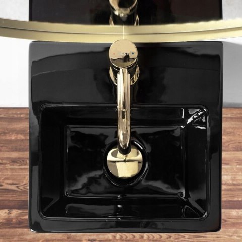 Freestanding Basin Rea Kamila Black Freestanding Basin Rea Kamila Black
