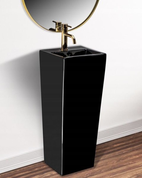 Freestanding Basin Rea Kamila Black Freestanding Basin Rea Kamila Black