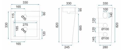 Freestanding Basin Rea Kamila