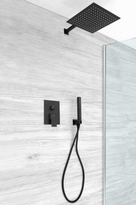 Concealed Shower Set REA FENIX Black + BOX