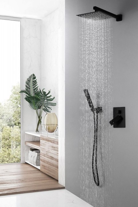 Concealed Shower Set REA FENIX Black + BOX