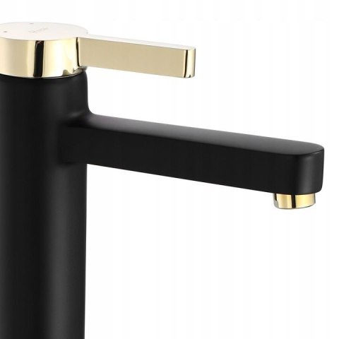 Basin Tap Polo Black/Gold High