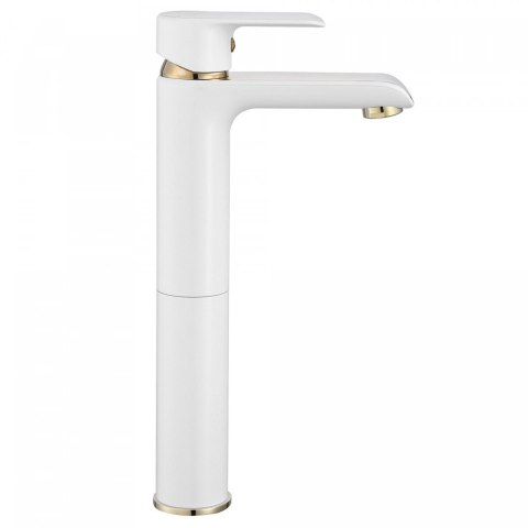Basin Tap Bloom White/Gold High Basin Tap Bloom White/Gold High