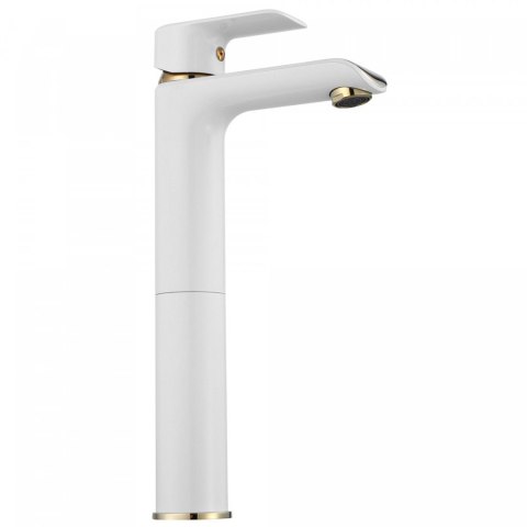 Basin Tap Bloom White/Gold High Basin Tap Bloom White/Gold High