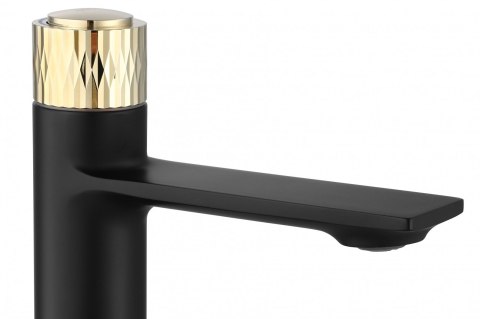 Basin Tap Storm Black/Gold Low Basin Tap Storm Black/Gold Low