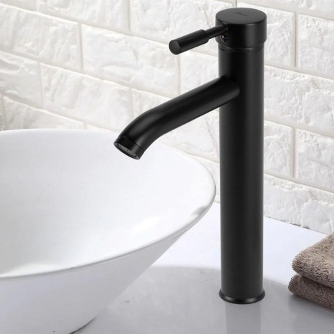 Basin Tap Graf Black High