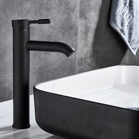 Basin Tap Graf Black High