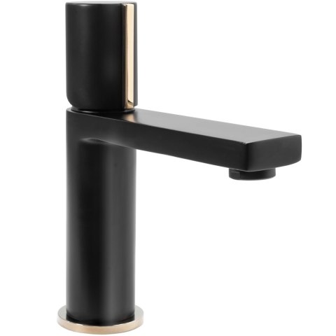 Basin Tap Icon Black/Gold Low