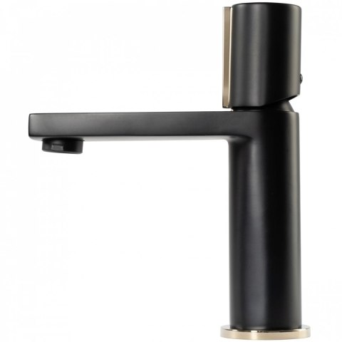 Basin Tap Icon Black/Gold Low