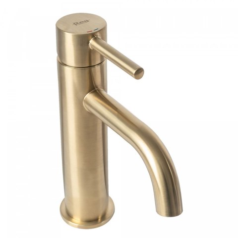Basin Tap Lungo Brushed Gold Low Basin Tap Lungo Brushed Gold Low