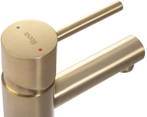 Basin Tap Tess Brushed Gold Low-Height Basin Tap Tess Brushed Gold Low-Height