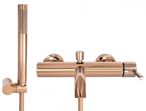 Bath Tap Lungo Rose Gold