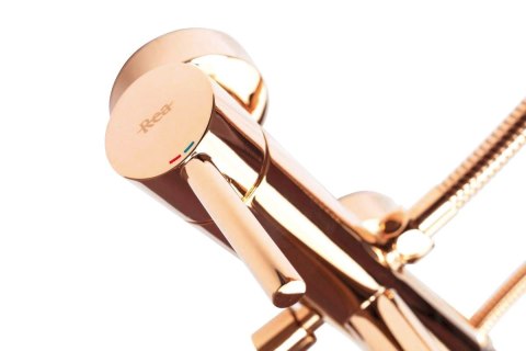 Bath Tap Lungo Rose Gold