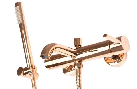 Bath Tap Lungo Rose Gold